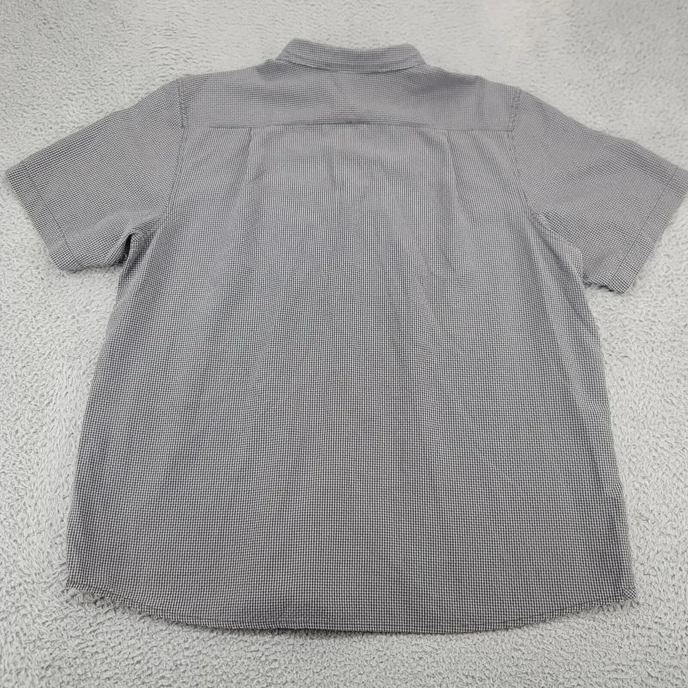 The‎ North Face Shirt Mens XXL Gray Check Plaid Outdoors Camp Gorpcore Pocket